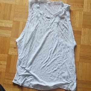 lululemon athletica White Muscle Tee